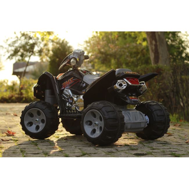 Atv Electric Pentru Copii 2-6 Ani Bj007, 90w Putere, 12v Standard  Negru Kat00604