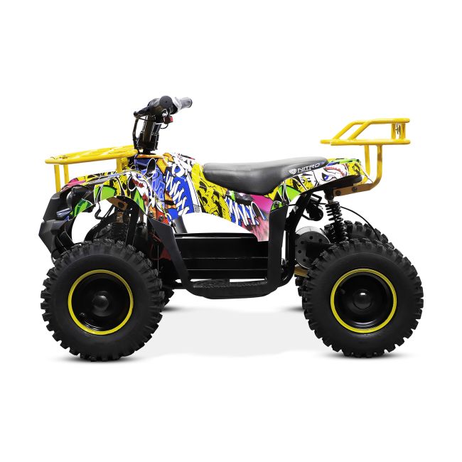 Atv Electric Pentru Copii Kinderauto Eco Torino Cross, 1000w Putere, 36v  Graffiti Kat00849