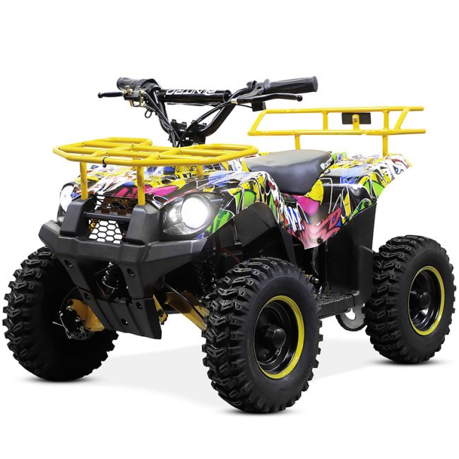 Atv Electric Pentru Copii Kinderauto Eco Torino Cross, 1000w Putere, 36v  Graffiti Kat00849