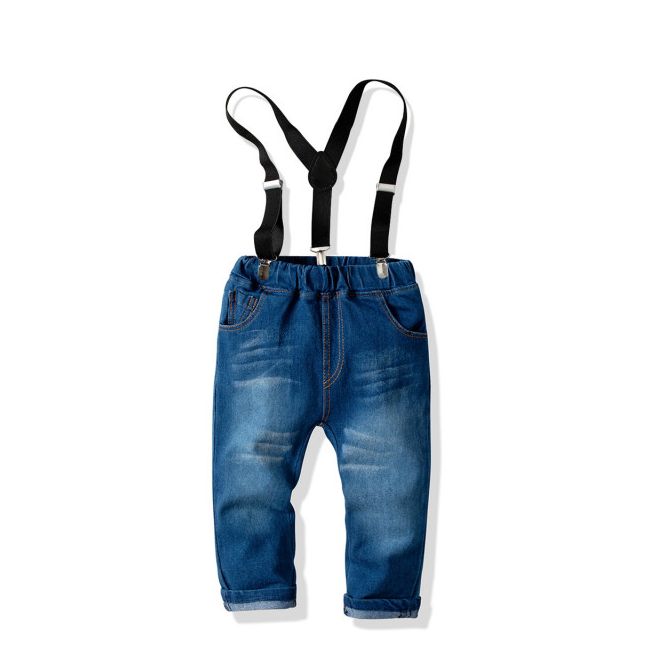 Costumas cu blugi si camasuta MB20A514.2 ani