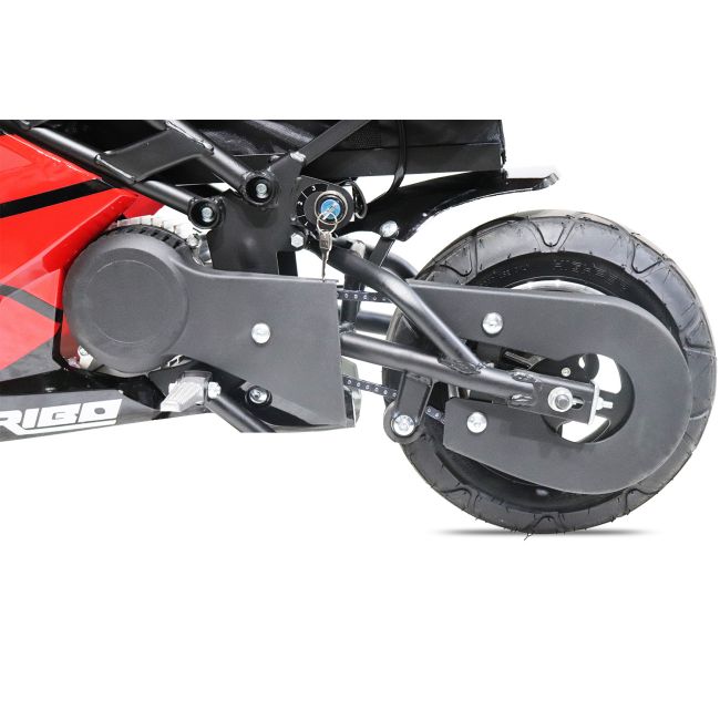 Motocicleta Electrica Pocket Bike Nitro Eco Tribo 1060w 36v  Rosu Kat00352