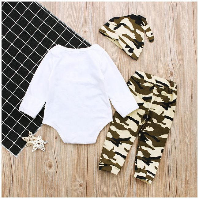 Compleu pentru baietei cu pantalonasi army - Little Man ADCC01127-DE
