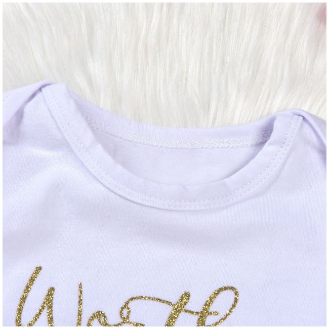 Costumas pentru fetite - Worth the wait MDHA1132-1-DE.3-6 luni (Marimea 18 incaltaminte)