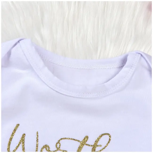 Costumas pentru fetite - Worth the wait MDHA1132-1-DE.3-6 luni (Marimea 18 incaltaminte)