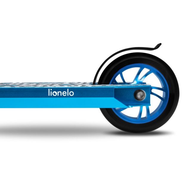 Lionelo - Trotineta Whizz, Pentru Acrobatii, Rulmenti ABEC-9, Sistemul de compresie IHC 9, 20 - 100 kg, Albastru BYNLO-WHIZZ-BLUE-COBALT