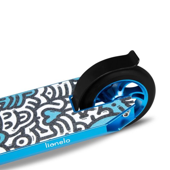 Lionelo - Trotineta Whizz, Pentru Acrobatii, Rulmenti ABEC-9, Sistemul de compresie IHC 9, 20 - 100 kg, Albastru BYNLO-WHIZZ-BLUE-COBALT