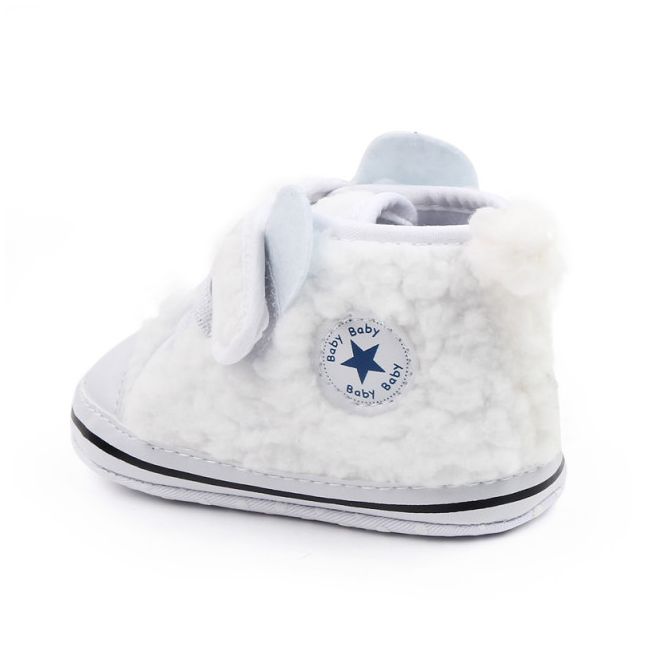 Tenisi albi cu blanita - Baby MBC173-c5