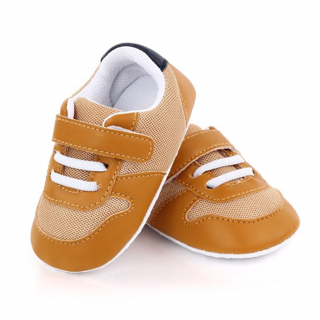 Adidasi maro pentru baietei LId2502-3-sa26.9-12 luni (Marimea 20 incaltaminte)