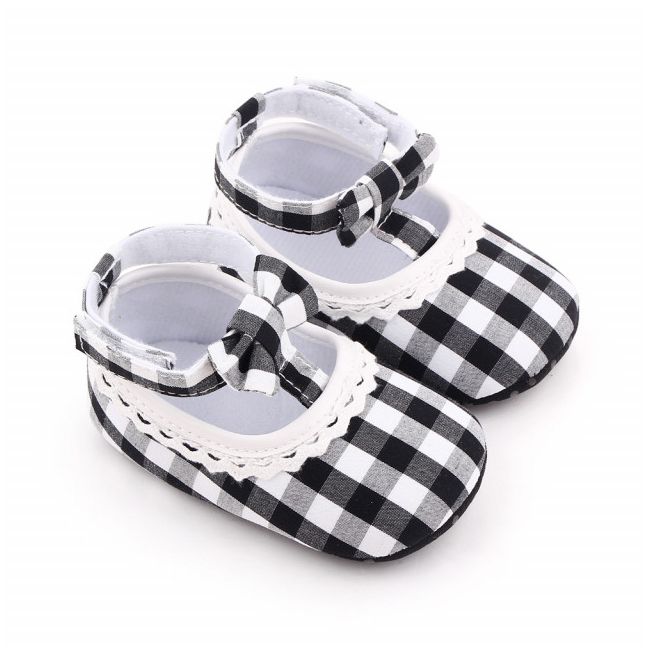 Pantofiori in carouri albe si negre pentru fetite MDd2657-3-p13