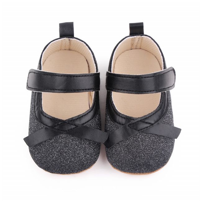 Pantofiori negri cu fundita LId2665-3-sa31