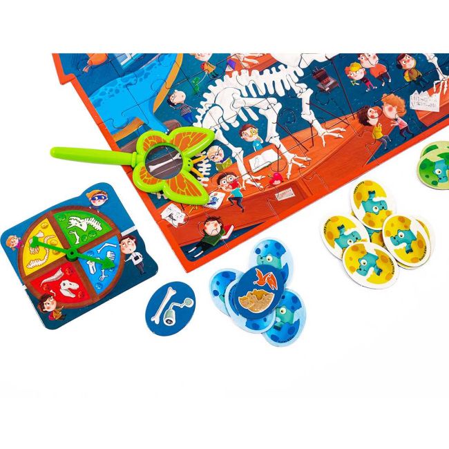 Puzzle Detectiv Muzeul cu Dinozauri 54 piese Roter Kafer RK1080-05 BBJRK1080-05_Initiala