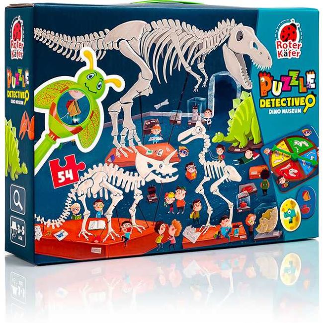 Puzzle Detectiv Muzeul cu Dinozauri 54 piese Roter Kafer RK1080-05 BBJRK1080-05_Initiala