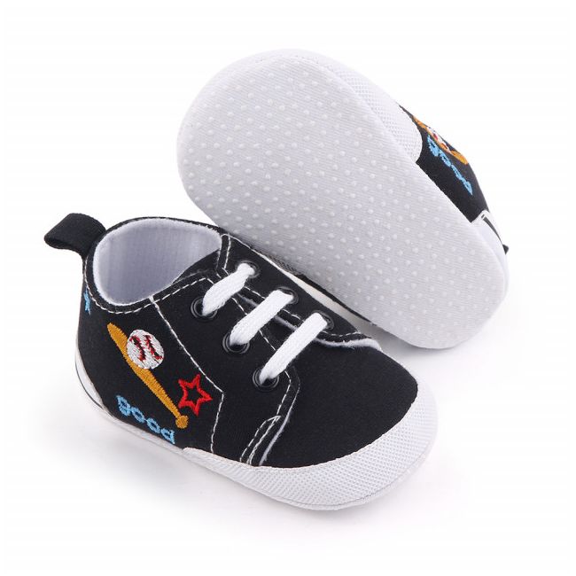 Tenisi negri pentru bebelusi - Good mood LID0586-sa27