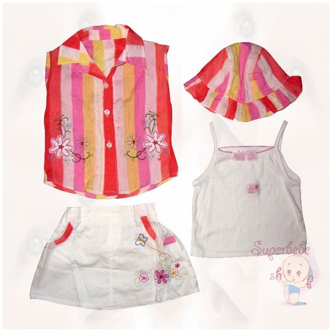 Costumas cu fustita si palarioara 18 luni - 7222.18 luni
