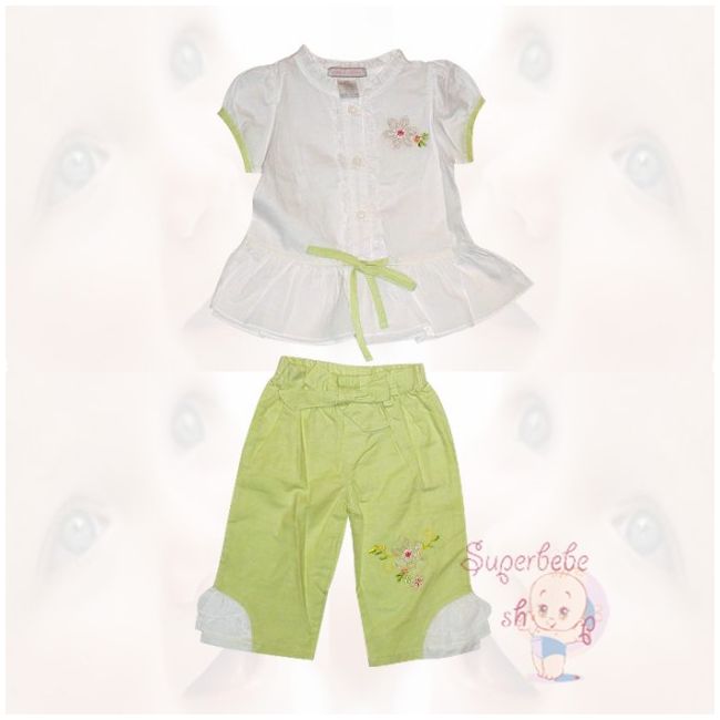 Costumas cu pantaloni vernil - Haine fetite 12 luni - 12984 A.12 luni