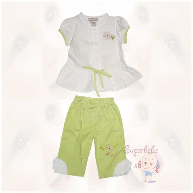Costumas cu pantaloni vernil - Haine fetite 12 luni - 12984 A.12 luni