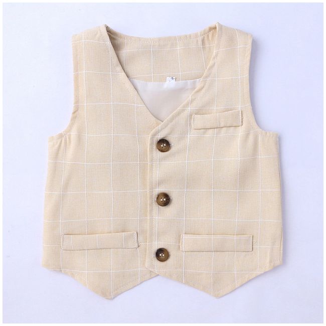 Costum elegant crem cu vestuta MDFSB73-3-DE2.9-12 luni (Marimea 20 incaltaminte)