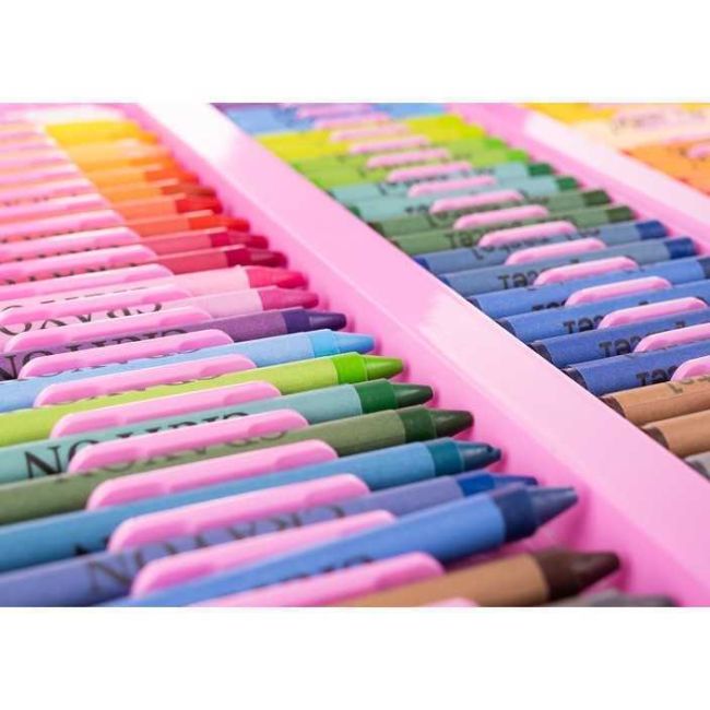 Set pentru pictura 208 piese cu geanta inclusa Ikonka IK17682 BBJIK17682_Roz