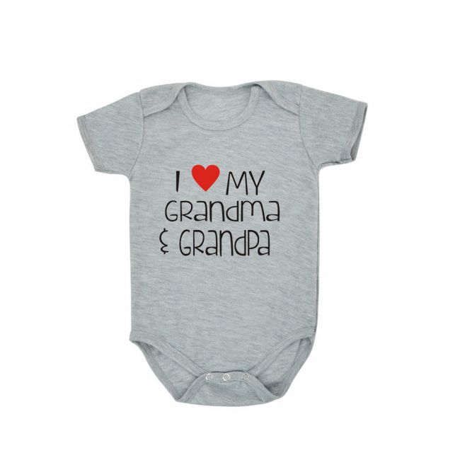 Body gri pentru bebelusi - I love ADHY5038-3.0-3 luni