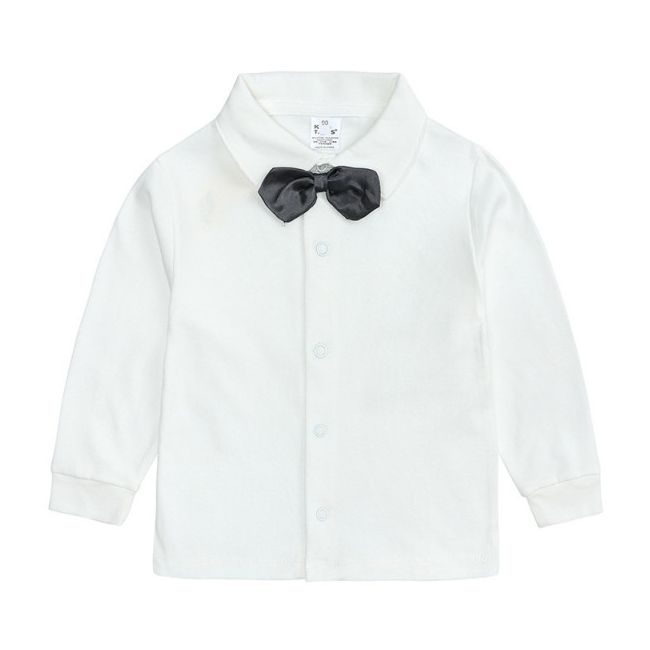 Costum elegant cu bluzita, vestuta si papion ADDTZ9505-2-DE2.12-18 luni