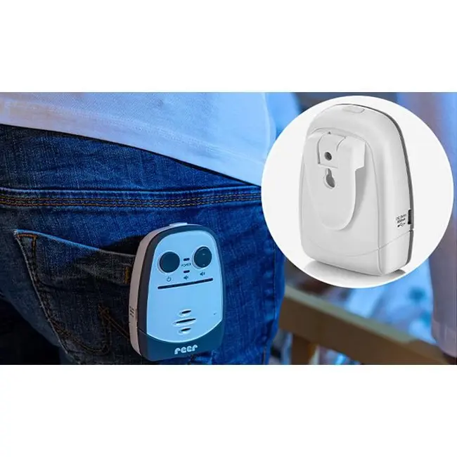 Monitor audio digital pentru bebelusi Cosmo, lumina de veghe, functie VOX, interfon, distanta 600 m, Reer 50150