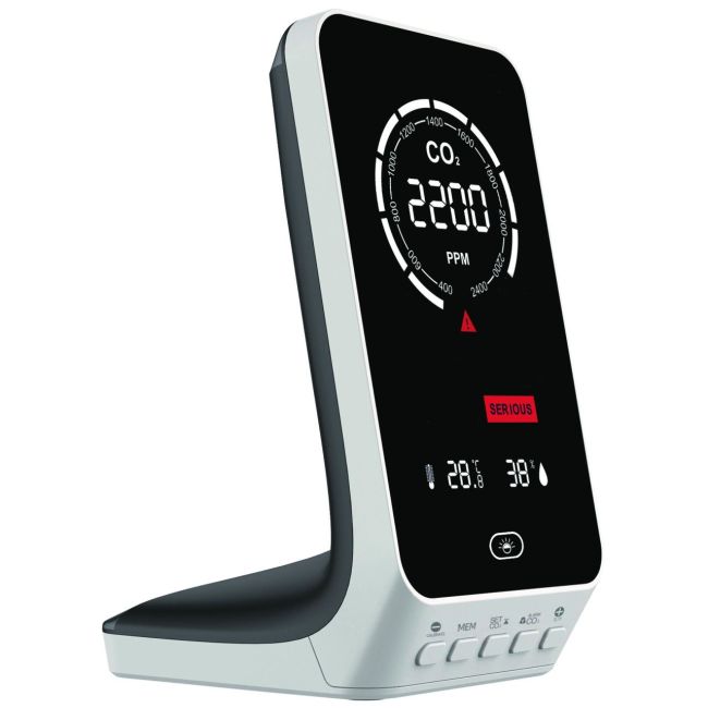 Monitor dioxid de carbon (CO2), cu afisaj temperatura si umiditate, AIRCO2NTROL UP, TFA 31.5010.02