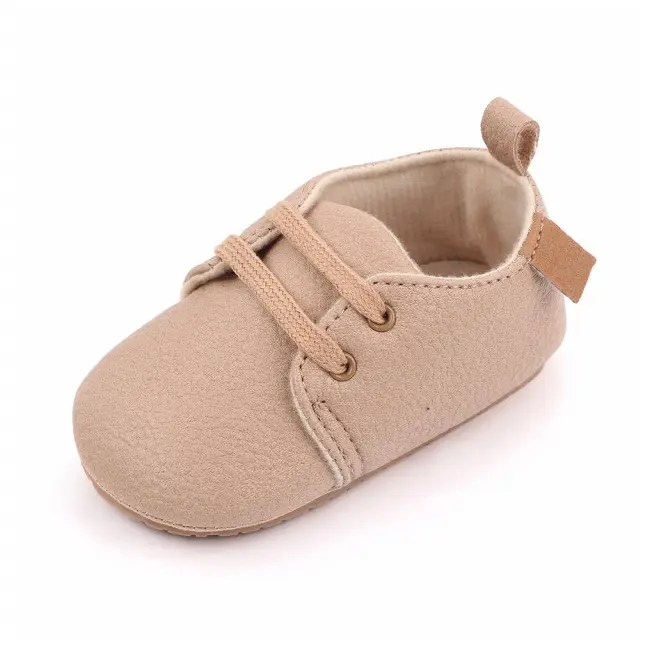 Pantofiori eleganti crem cu sireturi ADd2548-3-sa26