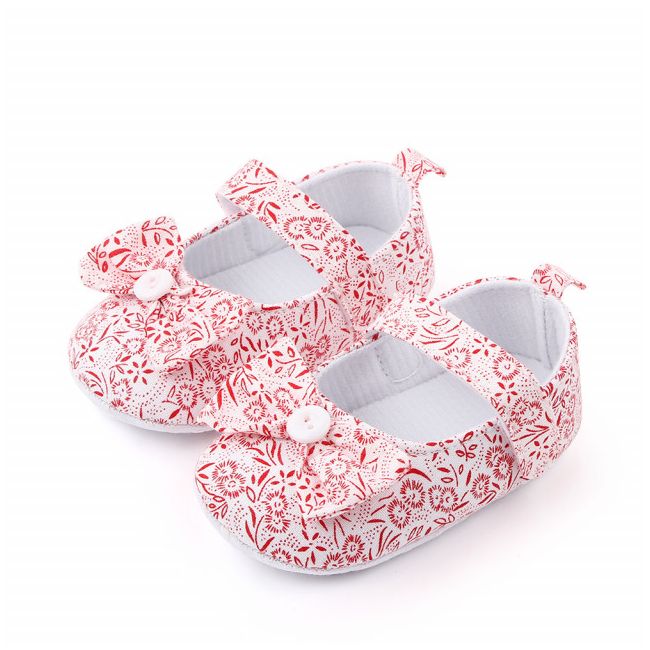 Pantofiori albi cu floricele rosii ADd2424-1-p24