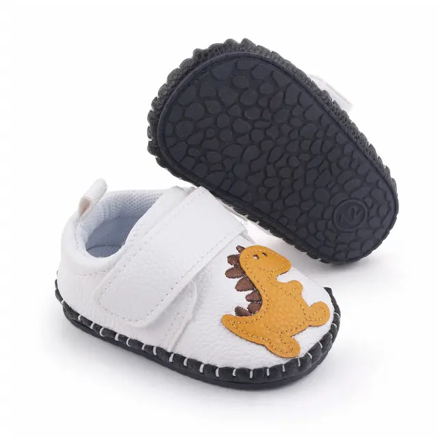 Pantofiori albi pentru baietei - Dino LId2659-4-sa5