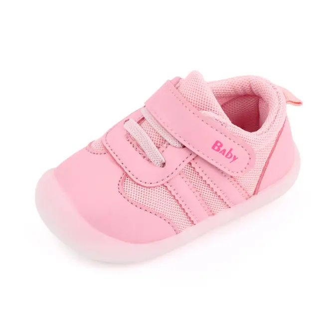 Adidasi roz pentru fetite cu siret si bareta arici ADD2529-1-p12