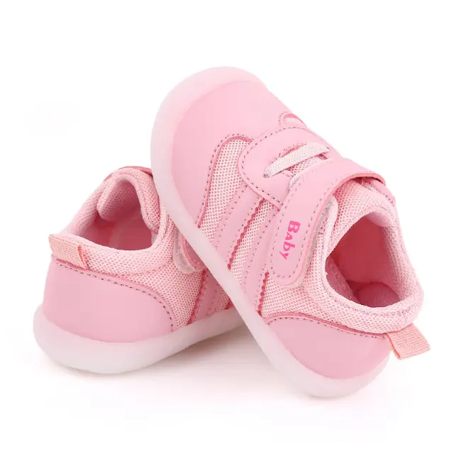 Adidasi roz pentru fetite cu siret si bareta arici ADD2529-1-p12