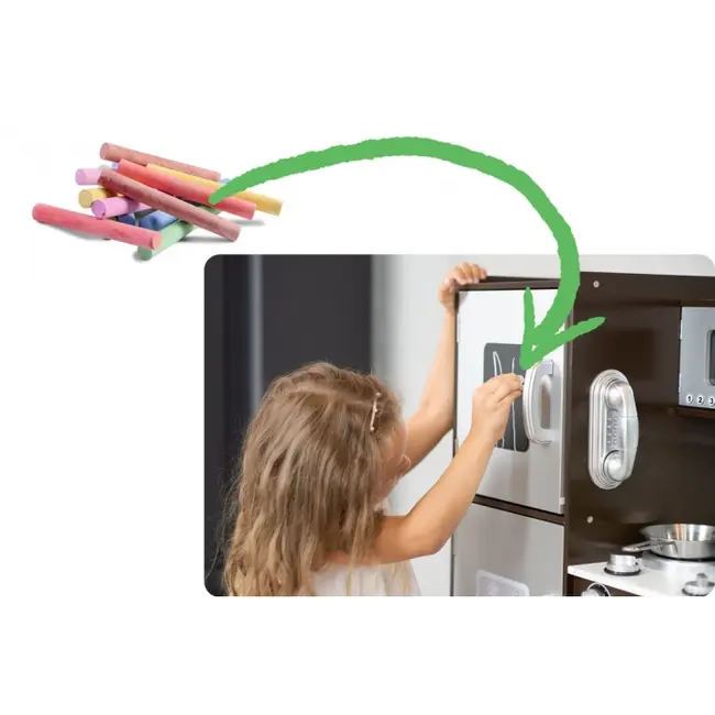 Bucatarie retro din lemn pentru copii ricokids 7833 - alb edeedi7833