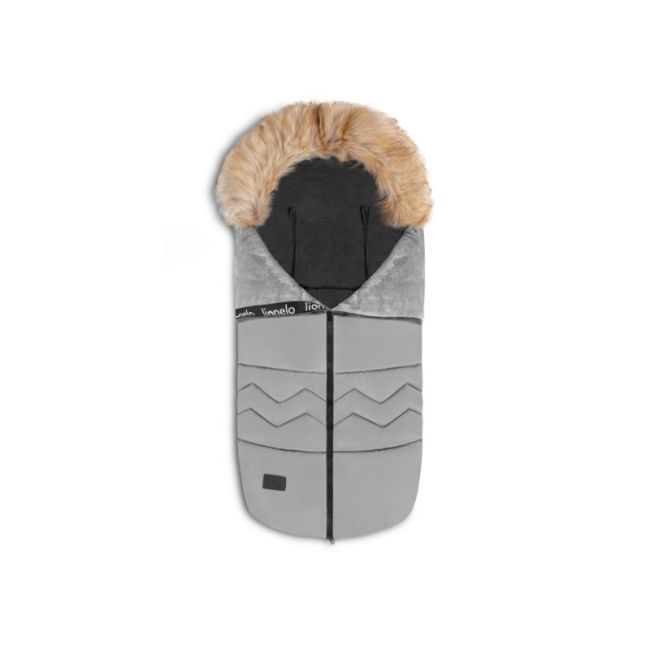 Lionelo - Sac de iarna pentru carucior Frode, 90x45 cm, Impermeabil, Universal, Gri BYNLO-FRODE_GREY-DOVE