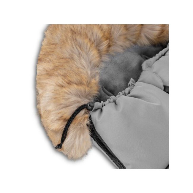 Lionelo - Sac de iarna pentru carucior Frode, 90x45 cm, Impermeabil, Universal, Gri BYNLO-FRODE_GREY-DOVE