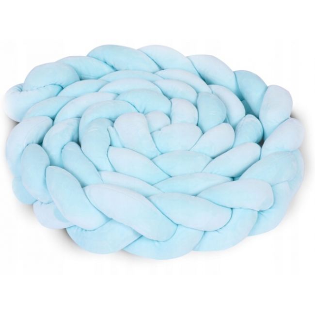 Protectie laterala pentru patut, impletita, 3 m, ricokids 722111 - albastru edeedi722111