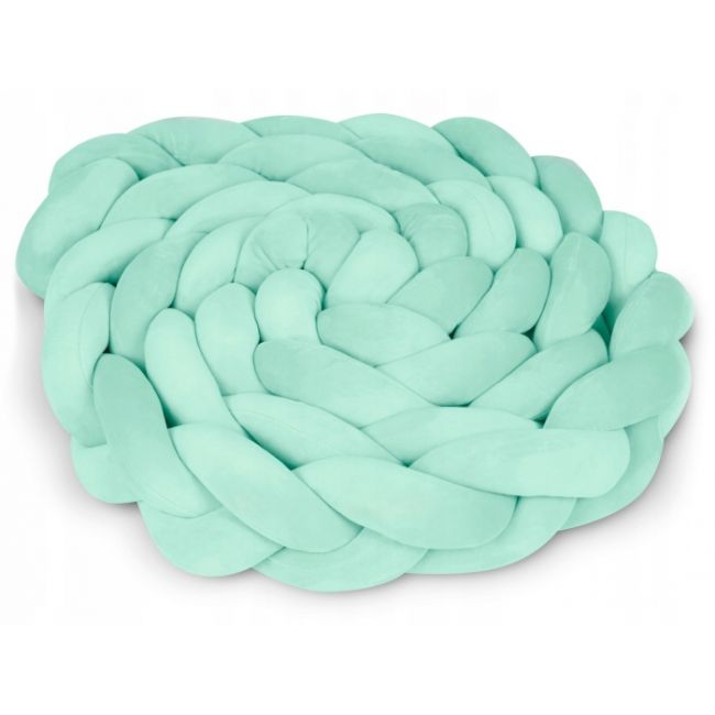 Protectie laterala pentru patut, impletita, 3 m, ricokids 722112 - mint edeedi722112