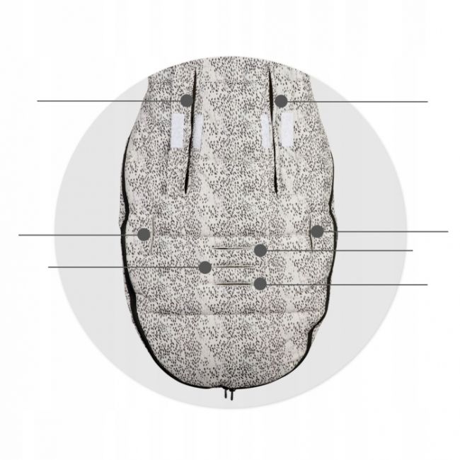 Sac de dormit 95 x 48 cm ricokids elmi 720003 - bej edeedi720003
