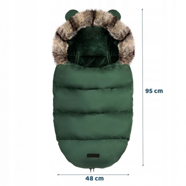 Sac de dormit 95 x 48 cm ricokids elmi 720009 - khaki edeedi720009