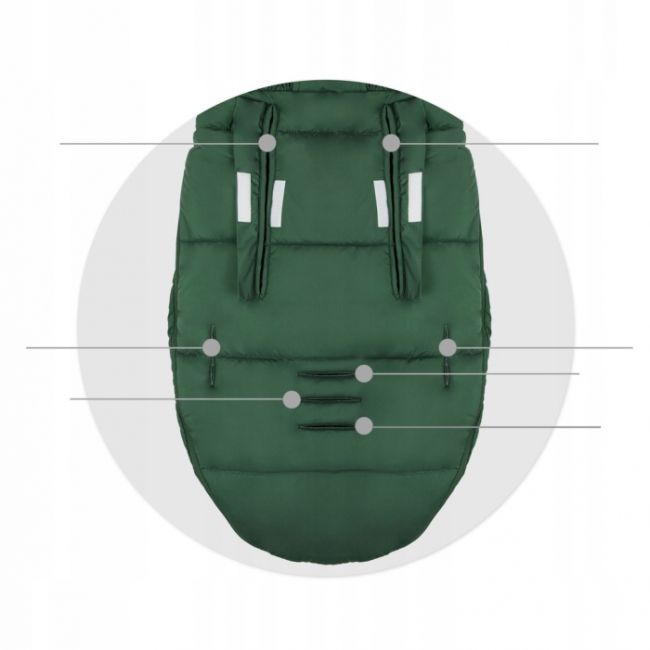 Sac de dormit 95 x 48 cm ricokids elmi 720009 - khaki edeedi720009