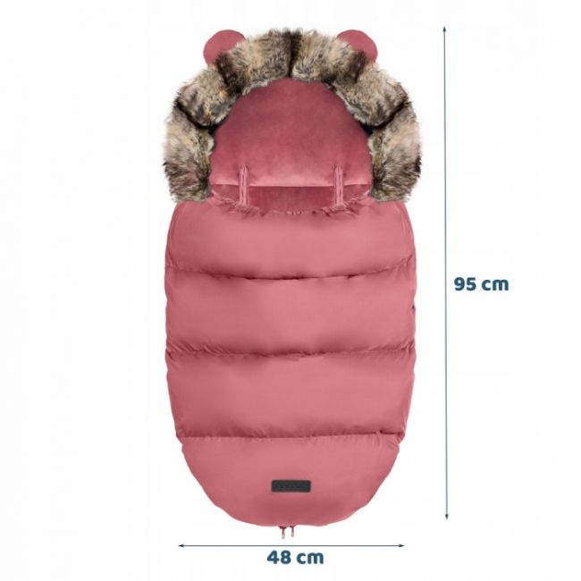 Sac de dormit ricokids 95 x 48 cm ricokids elmi 720011 - roz inchis edeedi720011