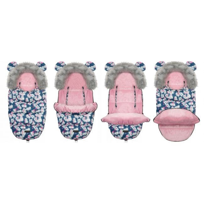 Sac de dormit 95 x 48 cm ricokids elmi 720012 - bleumarin cu flamingo edeedi720012
