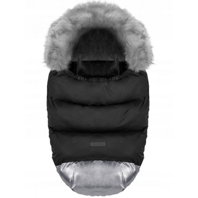 Sac de dormit 95 x 48 cm ricokids elmi 720014 - negru cu argintiu edeedi720014