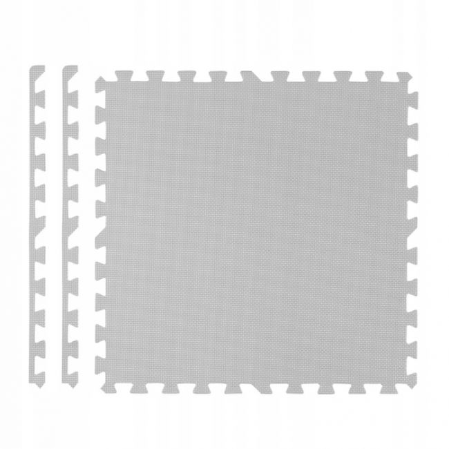 Salteluta de joaca 120 x 120 cm ricokids 7485 - gri edeedi7485