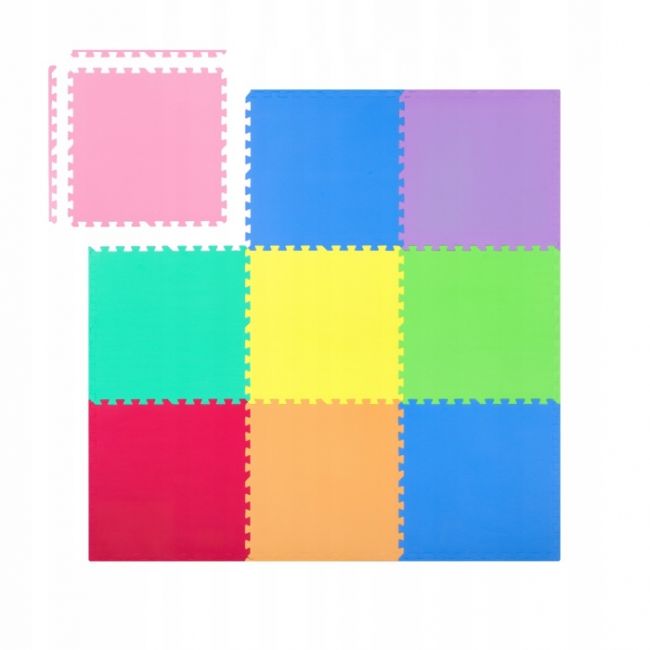 Salteluta de joaca 180 x 180 cm ricokids 7501 - curcubeu edeedi7501