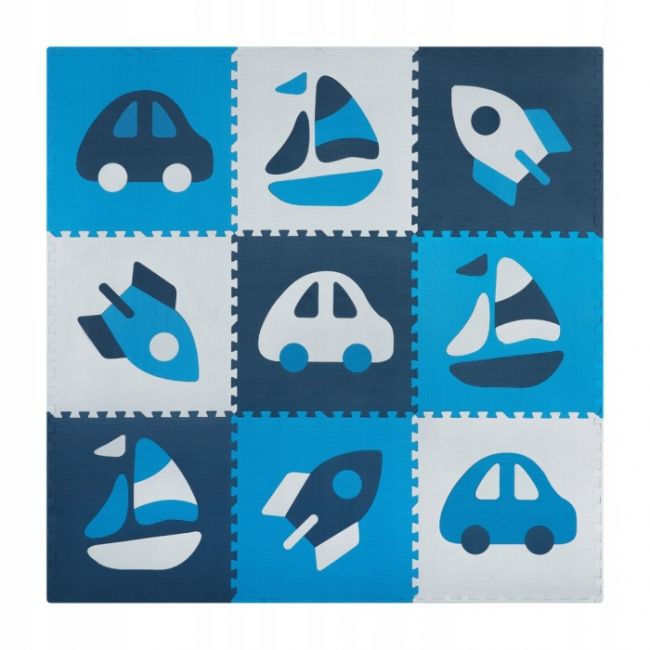 Salteluta de joaca 180 x 180 cm ricokids 7504 - bleumarin edeedi7504