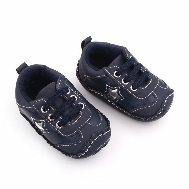 Adidasi bleumarine cu steluta argintie ADd2616-2-sa26