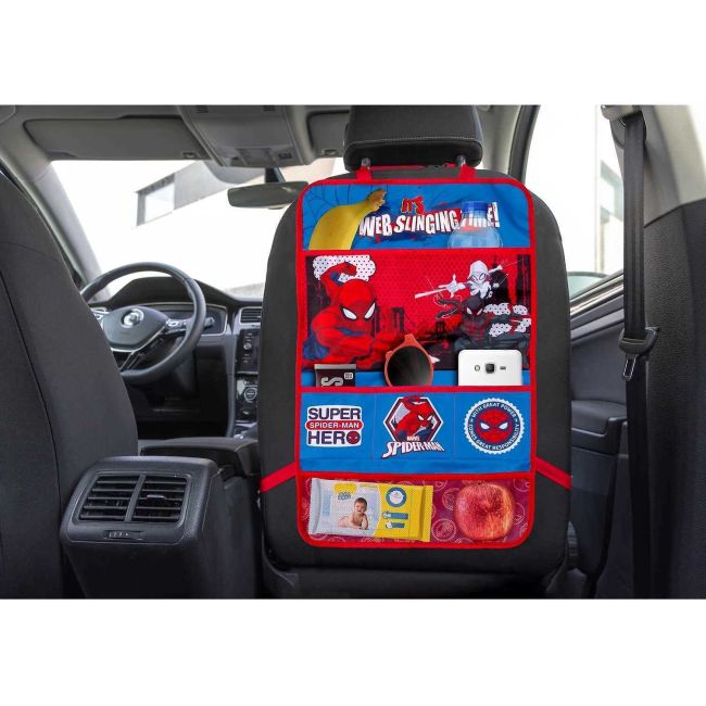 Organizator auto si carucior Spiderman Super Heroes Seven SV9537 BBJSV9537_Rosu