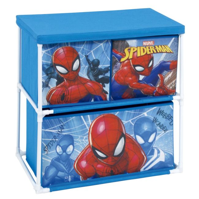Organizator pentru jucarii cu structura metalica Spiderman BBXSM12339