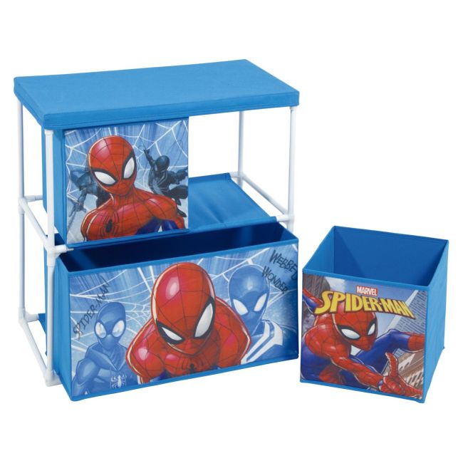 Organizator pentru jucarii cu structura metalica Spiderman BBXSM12339