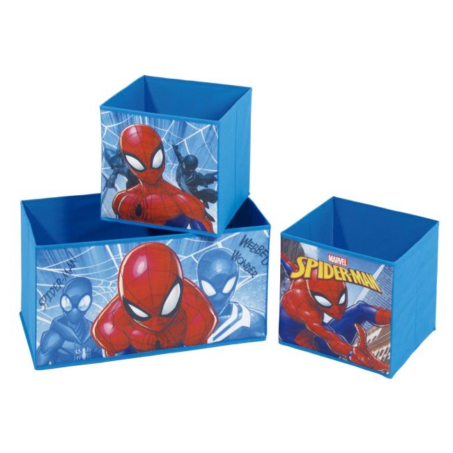 Organizator pentru jucarii cu structura metalica Spiderman BBXSM12339